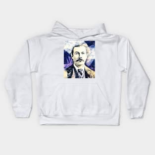 Arthur Conan Doyle Portrait | Arthur Conan Doyle Artwork 14 Kids Hoodie